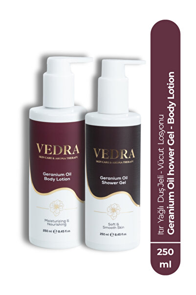 Itır Yağlı Nemlendirici & Besleyici Duş Jeli & Vücut Losyonu İkili Sıkılaştırıcı Bakım Seti 2x250 ml