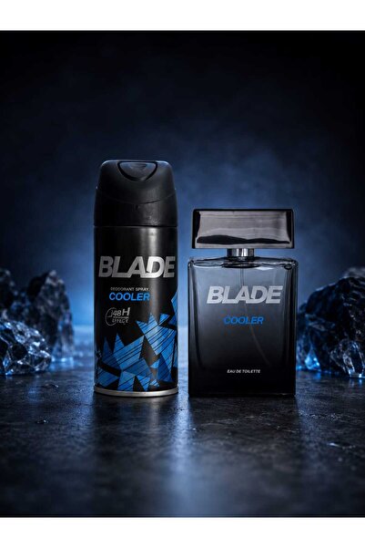 Blade Cooler EDT Parfüm 100ml & Deodorant 150 ml ( Sisli Cam Şise ve Mavi Coo...