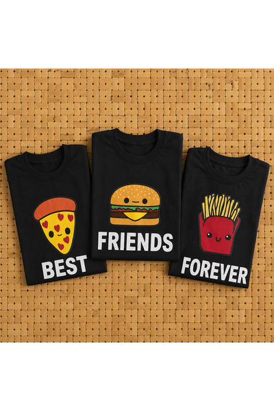 LORVEX Tricou combinat pentru familie, supradimensionat, 100% bumbac, imprima...