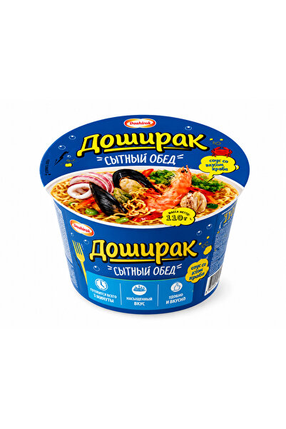 DOSHİRAK Karides ve Deniz Ürünleri Aromalı Noodle 110 G