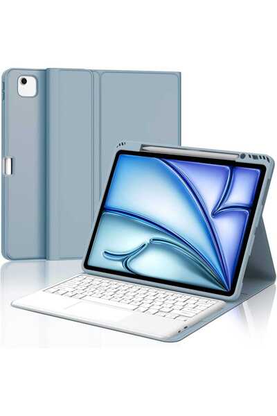 JADEMALL Husă de protecție pentru iPad Air 13" (M2) 2024 cu tastaturä Bluetoo...