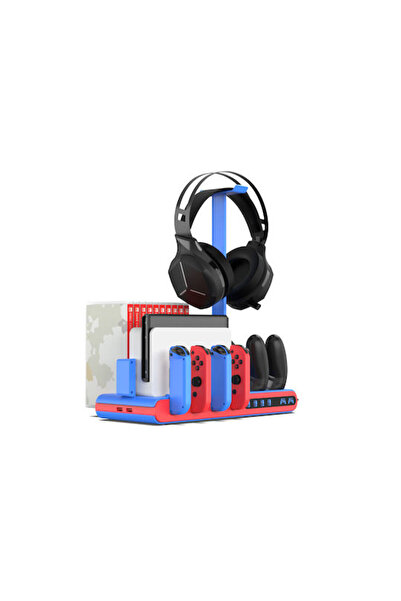 Nintendo Imp Gaming DLX2 Πολυλειτουργική Βάση Φόρτισης για 6 χειριστήρια Swit...