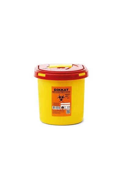 Twin Store Infected Waste Bucket - 1.3 Lt