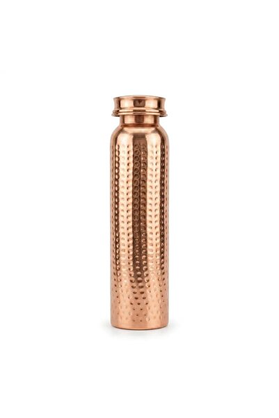 AURA COPPER Bakır Matara(Suluk) 500 ML Günlük -Spor ve Okul - Rose -Dövme Des...