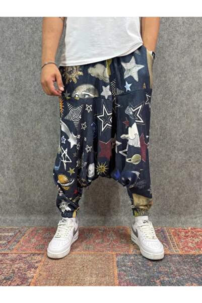 FıttingRoom Patterned Shalwar with Elastic Waist
