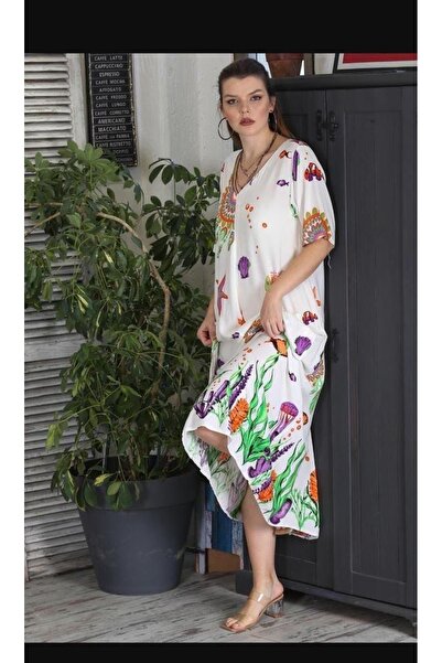 MENSAR OTANTİK Viscose bag pocket dress standard size