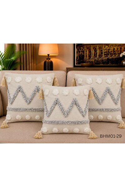 Brides Luxury Decorative Pillows 50X50 - Set of 3 - Solid Filling - Modern Lu...