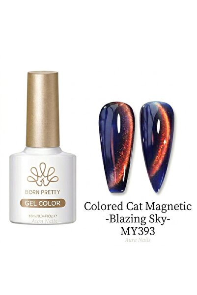 Born Pretty Blazing Sky/Günbatımı Kedi Gözü Kalıcı Oje-10ml