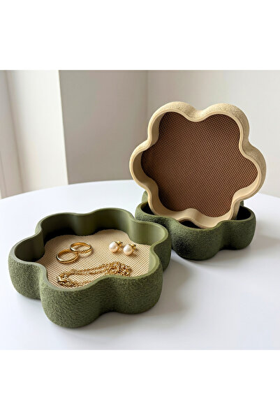 ThinkArtWork Flora Tray Set of 3 |   Multi-Purpose Decorative Organizer Tray