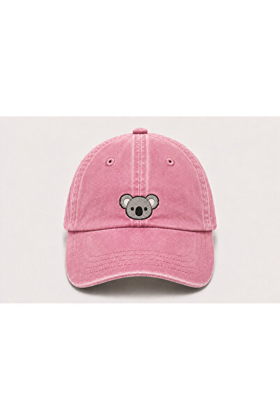 WeavedCo Koala Embroidered Vintage Washed Baseball Cap