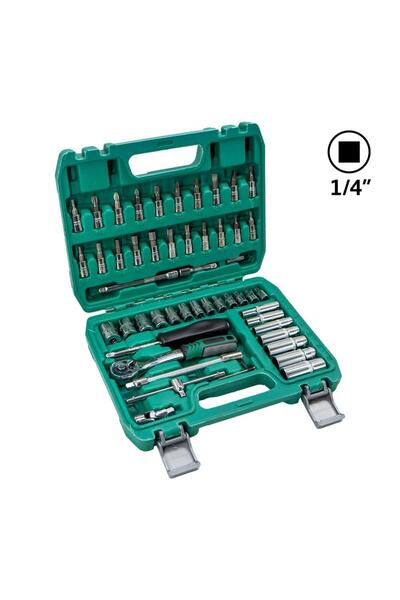 Titi Set de 6577 piese de biți și capete de înșurubare 1/4 " - 53 de piese (7...