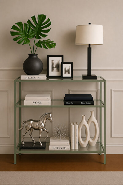 AVİBO HOME Peru Dresuar Kahve Köşesi Modern Konsol 80*30*90