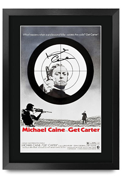 HWC Trading Get Carter The Cast Michael Caine Gifts Printed Poster Signed Aut...
