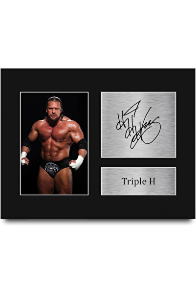 HWC Trading Triple H Gifts Signed Printed Autograph WWF WWE HHH Wrestling Pri...