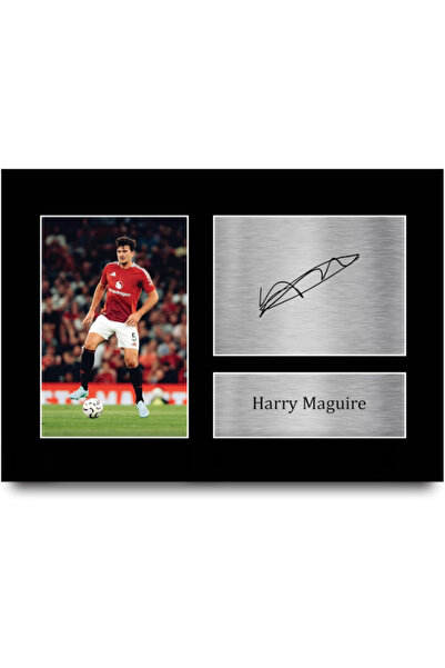 HWC Trading Harry Maguire Gifts Printed Signed Autograph Picture for Fans and...
