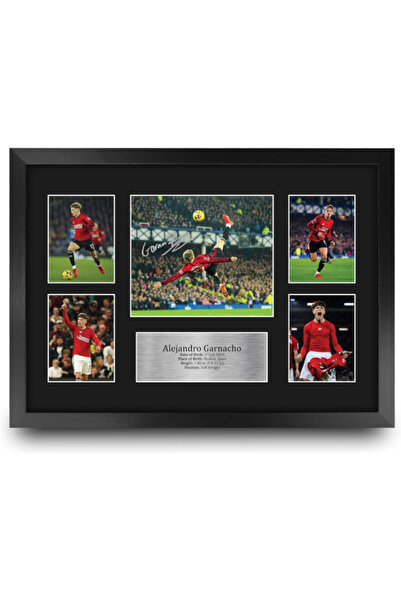 HWC Trading FR A3 Alejandro Garnacho Printed Memorabilia Signed Autograph Pho...