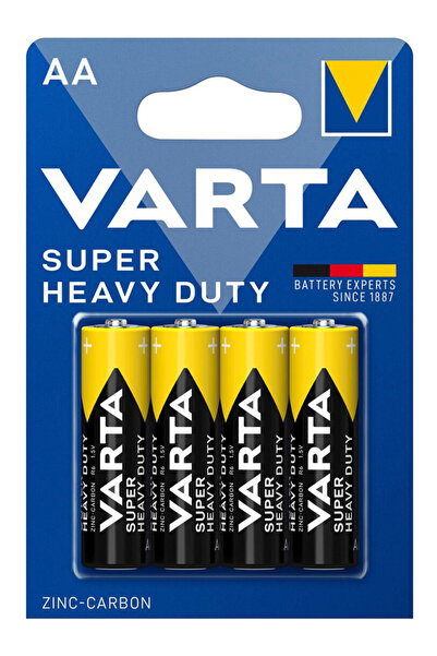 Varta μπαταρίες Zinc Carbon Super Heavy Duty, AA/R6P, 1.5V, 4τμχ