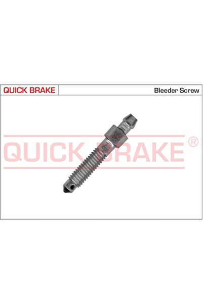 QUICK BRAKE Surub supapa de aerisire QUICK BRAKE, 49mm, M8x1,25, 9mm