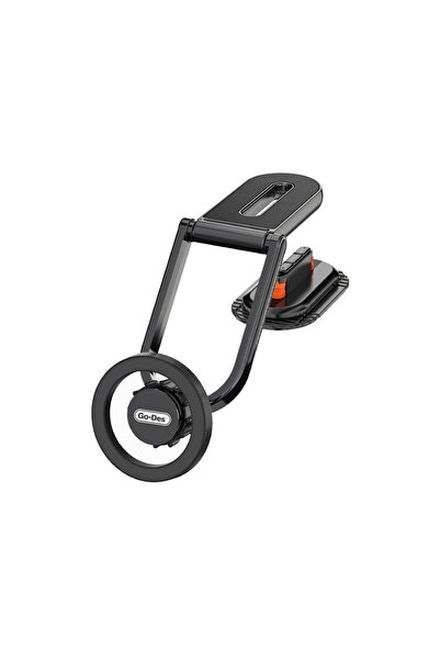 Go-Des Go Des GD-HD275 Magnetik M-safe Uyumlu 360 Dönebilen Düz Zemin Araç Te...