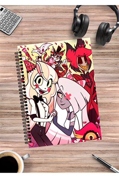 mertfigur Caiet spiralat Hazbin Hotel Anime A5 (50 de foi)
