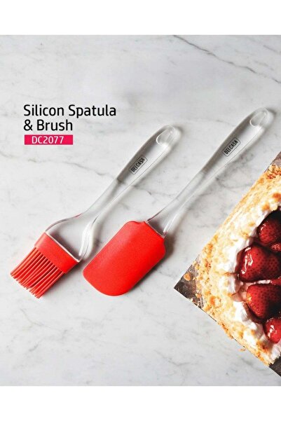 DELCASA Silicon Spatula And Brush DC2077