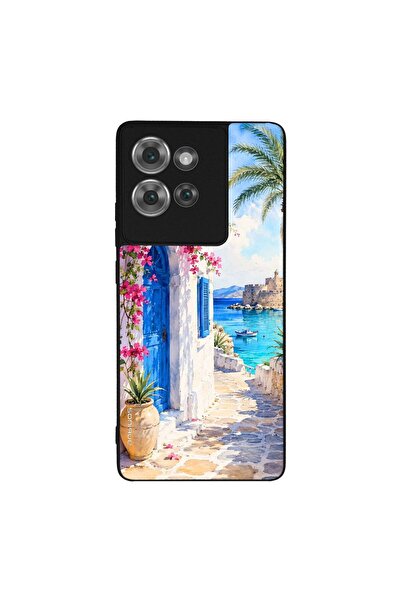 Sonique Θήκη Greek Island Muse Series για Motorola Edge 50 5G Σοκάκι Ρόδου
