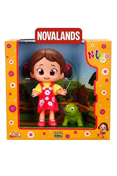 novalands Niloya ve Tospik %100 Et Bebek Lisanslı 2 Figürlü Kıyafetli Orjinal...