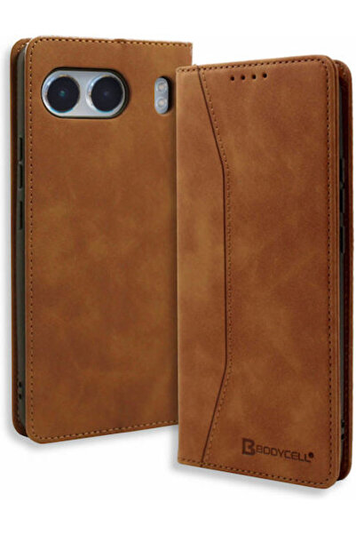 Other Bodycell Book Synthetic Leather / Leather Brown (OnePlus Nord 4)