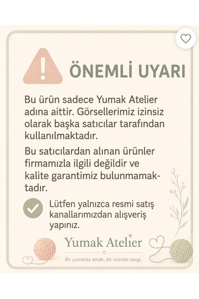 YUMAK Cream Color Bandana |   Hand Knitted Bandana |   Hair Accessory