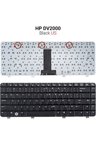 OEM Πληκτρολόγιο φορητού υπολογιστή για DV2000 χωρίς πλαίσιο και αγγλική (US)...
