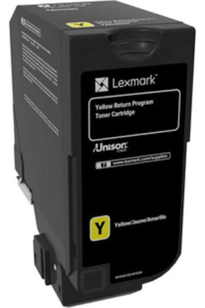 Lexmark 3K Γνήσιο Τόνερ Εκτυπωτή Λέιζερ Κίτρινο Πρόγραμμα Επιστροφής 3000 Σελ...