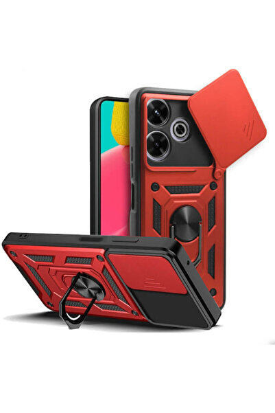 Other Bodycell Armor Slide Cover Case Xiaomi Poco M6 4g/m6 Plus 5g Κόκκινο Κω...