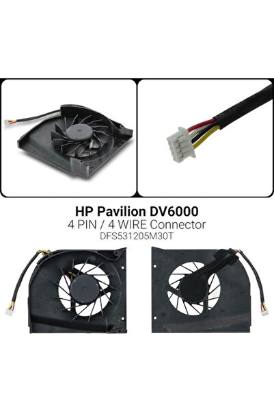 HP Ανταλλακτικός ανεμιστήρας φορητού υπολογιστή για Pavilion DV6000