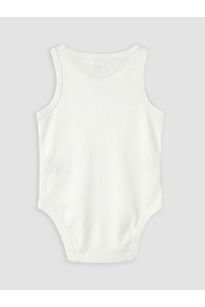 LC Waikiki Crew Neck Baby Boy Snap Bodysuit