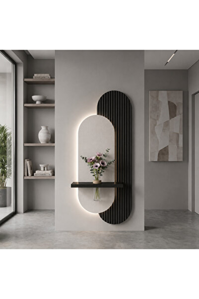 TAKIFİX Modern Ledli Duvar Tablosu | Dekoratif Panel | Gizli Aydınlatmalı | Ö...