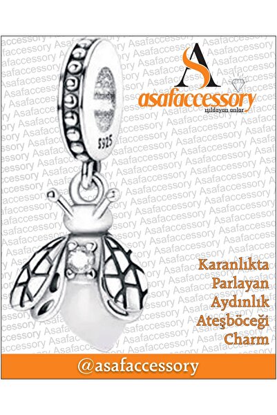 asaf Glow-In-The-Dark Luminous Firefly Charm |   Asafaccessory