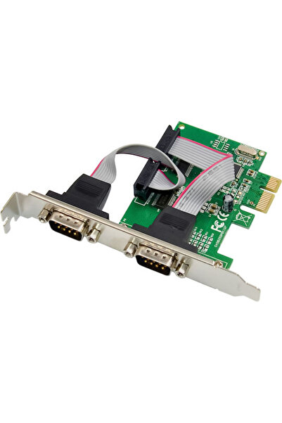 POWERTECH Ελεγκτής PCIe με 2 σειριακές θύρες RS232 DB9 Κωδικός: ST37