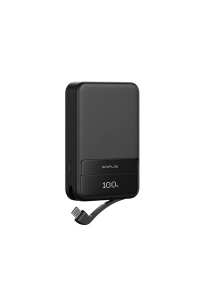 EcoFlow RAPID 10000mAh Qi2 Μαγνητικό Ασύρματο Power Bank, Μαύρο