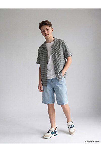 LC Waikiki Peak New Season Wide Leg Boys' Jean Shorts