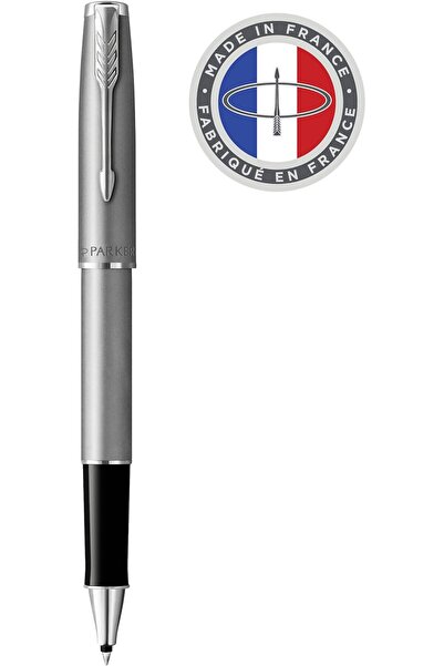Parker Sonnet Rollerball Pen | Made of Sandblasted Stainless Steel | With Chr...