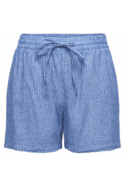 JDY Only Striped Linen Cotton Short Shorts 15348169