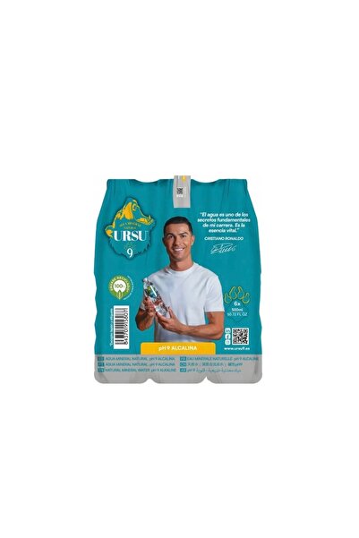 Ursu Apa minerala naturala plata alcalina Ursu, pH 9, bax, 6x0.5L