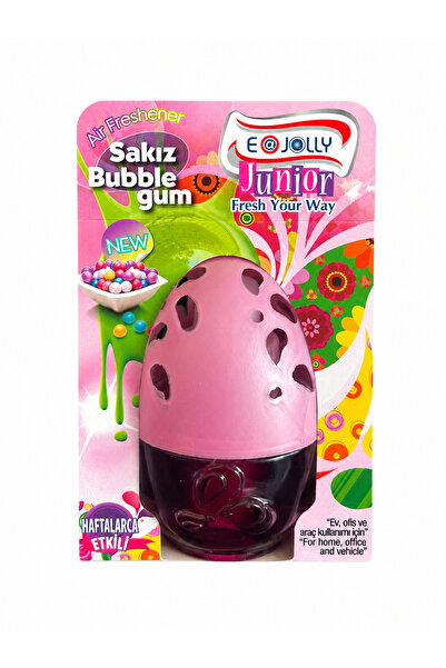 E-JOLLY Junior Sakız Bubble Gum 100ml Kokulu Araç Oda Ofis Koku Giderici Air ...