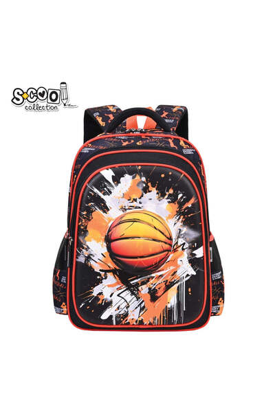 S COOL Rucsac de baschet 3D, 43X30X22 Cm - S-Cool
