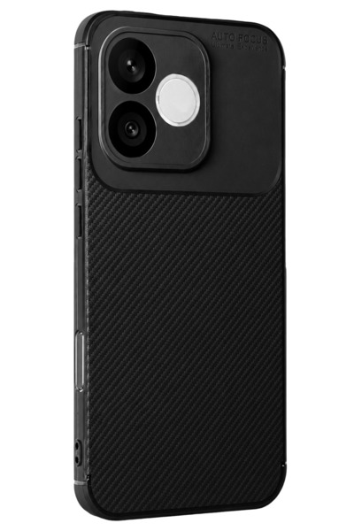 New Face Shopilke Honor 600 Lite Auto Focus Carbon Cover (134240) - Black