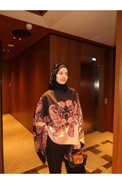 Aida Scarfs Bohemian Patterned Poncho