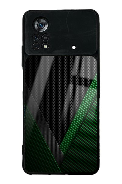 Spoyi حافظة هاتف Xiaomi Poco X4 Pro بتصميم Shadow Pulse لامعة