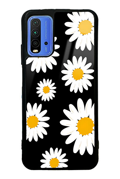 Spoyi Xiaomi Redmi 9T Papatya Tasarımlı Glossy Telefon Kılıfı