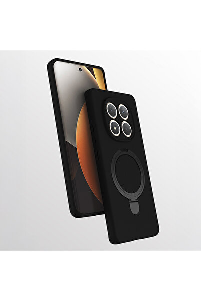 HTstore Xiaomi Uyumlu Redmi Note 15 Pro 4G Kılıf M-safe Şarj Özellikli Standl...