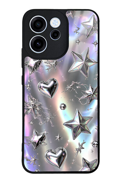 Spoyi Oppo Reno 15F Chrome Star Dream Tasarımlı Glossy Telefon Kılıfı